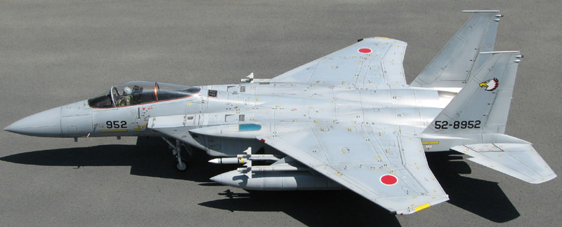 【完成品】ハセガワ 1/48 航空自衛隊 F-15J 主力戦闘機  202SQ
